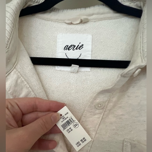 Aerie Brand New Lumber Jane Fleece Button Up “shirt” - Picture 7 of 8